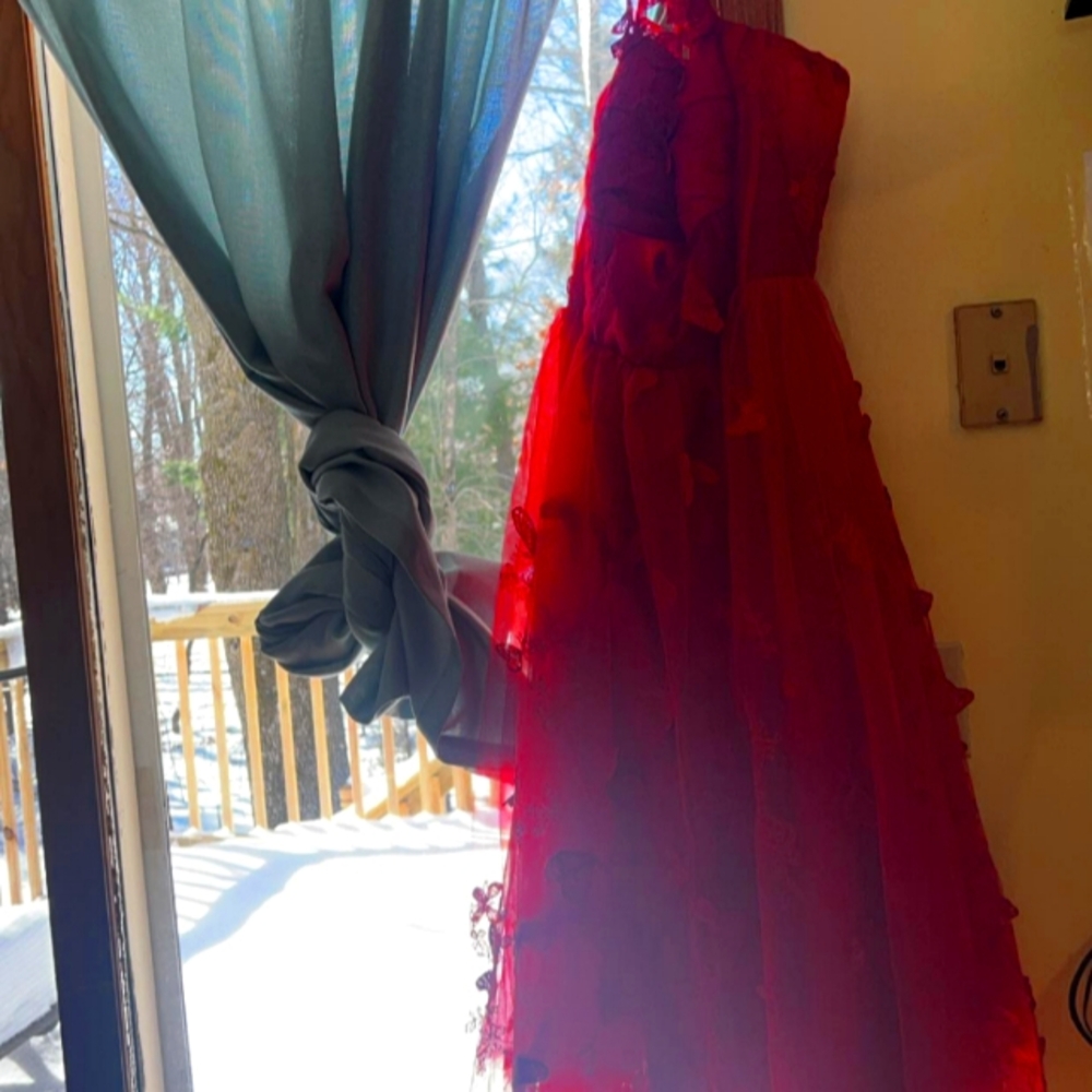 3d butterfly dress